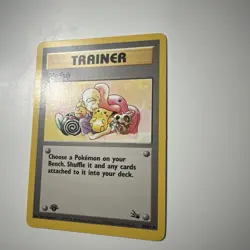 Pokemon TCG Mr. Fuji 58/62 Fossil 1st Edition LP - Image 4