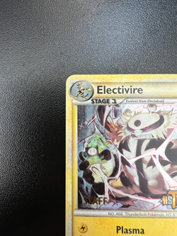 Pokemon Electivire 20/102 HGSS Triumphant Prerelease STAFF Promo Holofoil LP!! - Image 2