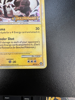 Pokemon Electivire 20/102 HGSS Triumphant Prerelease STAFF Promo Holofoil LP!! - Image 4