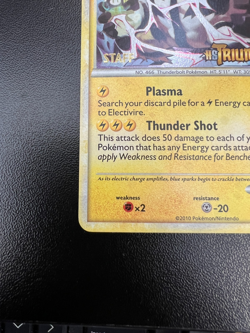 Pokemon Electivire 20/102 HGSS Triumphant Prerelease STAFF Promo Holofoil LP!! - Image 5