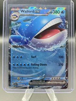 Pokemon TCG Pitch Black Wailord EX Double Rare #16/84 - Image 1