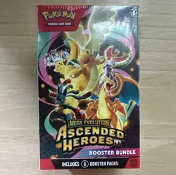 Pokemon TCG Mega Evolution Ascended Heroes Booster Bundle Box 6 Packs 2026 - Image 1