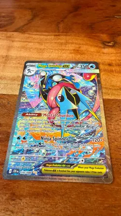 Mega Greninja Ex #116/86 Special Illustrations Rare Pokemon Chaos Rising English - Image 2