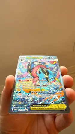 Mega Greninja Ex #116/86 Special Illustrations Rare Pokemon Chaos Rising English - Image 3
