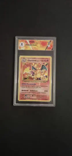 Pokemon Charizard 4/102 Holo ITA PSA 6 Italian Charizard Set Base - Image 1
