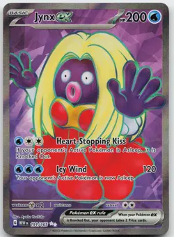 Jynx ex 191/165 Ultra Rare 151 Pokemon Holo Near Mint - Image 1