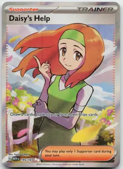 Daisy's Help 195/165 Ultra Rare 151 Holo Near Mint - Image 1
