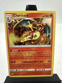 Pokemon TCG Charizard 14/181 - Cracked Ice Holo - Team Up - LP/NM - Image 1
