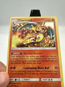 Pokemon TCG Charizard 14/181 - Cracked Ice Holo - Team Up - LP/NM - Image 2