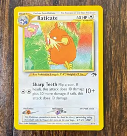 Pokemon Southern Islands Raticate 06/18 Promo Regular 60 HP English - Image 1