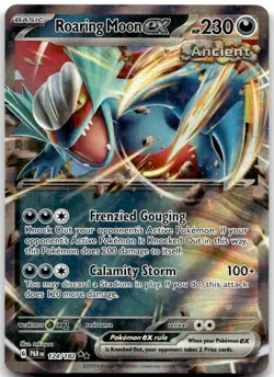 Roaring Moon ex 124/182 Double Rare Paradox Rift Pokemon Holo Near Mint - Image 1