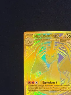 Pokemon Mega Charizard Y ex Gold Ultra Rare 294/217 Ascesa Eroica Italiano - Image 2