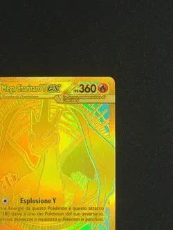 Pokemon Mega Charizard Y ex Gold Ultra Rare 294/217 Ascesa Eroica Italiano - Image 3