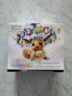 Pokemon Center PC Scarlet & Violet Prismatic Evolutions ETB Elite Trainer Box - Image 1