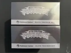 Pokemon Center Mega Evolution Pitch Black Elite Trainer Box Lot of 2 - Image 3