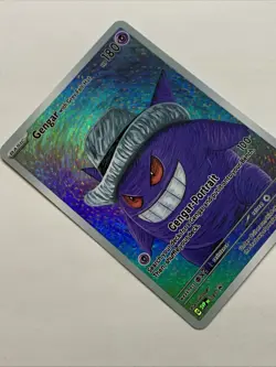 Gengar With Grey Felt Hat Pokemon ACG Card Holo Foil Art Anime Van Gogh Portrait - Image 4