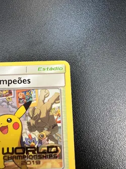 Pokemon PORTUGUESE Champions Festival SM231 World Championships 2019 Promo LP - Image 3