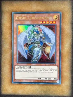 Yugioh Celestia, Lightsworn Angel LODT-EN024 Ultra Rare 2024 Print NM - Image 1