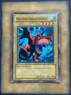 Yugioh Winged Dragon, Guardian of the Fortress #2 TP1-022 Common NM - Image 1