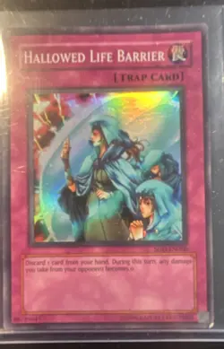 Hallowed Life Barrier SOD-EN060 Soul of the Duelist Unlimited Small Crease - Image 1
