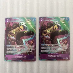 1x One Piece CCG Trafalgar Law OP12-073 Legacy Master Holo Alt Art SR 8000 - Image 1