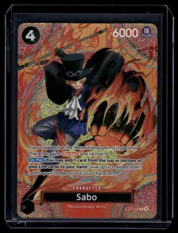 One Piece Adventure On Kami's Island Sabo Promo - P-105 (DESCRIPTION) - Image 1