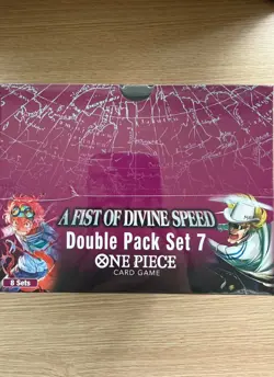 ONE PIECE DOUBLE PACK SET 7 DISPLAY A FIST OF DIVINE SPEED ENG DP07 OP11 SEALED - Image 4