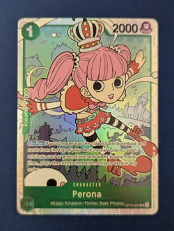 One Piece CCG - Perona OP12-034 Legacy of the Master Foil SR NM Condition Q69 - Image 1