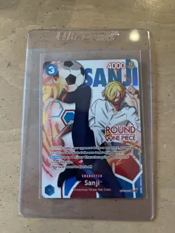 Round 1 Sanji English One Piece Promo OP15-047 - Image 1