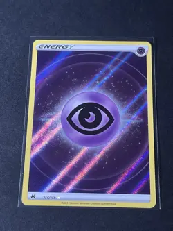 Pokemon TCG Psychic Energy Full Art Texture, Holo Card 156/159 Crown Zenith - Image 3