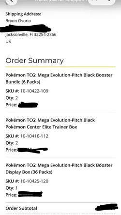 Pokemon TCG Mega Evolution: Pitch Black Booster Display Box 36 Packs presale - Image 2