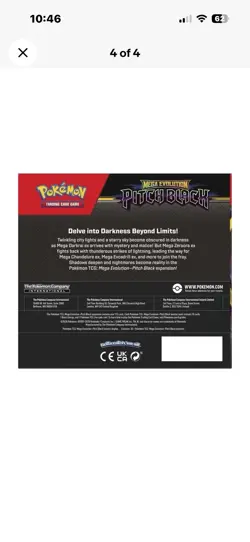 **PRESALE** Pokemon TCG Mega Evolution: Pitch Black Booster Display Box 36 Packs - Image 2