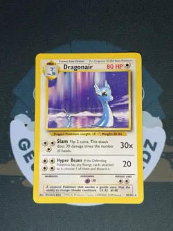 Pokemon TCG Dragonair 18/102 Base Set Unlimited Rare Card NM/ LP - Image 1