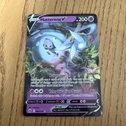 Hatterene V 065/159 Crown Zenith Pokemon Card NM - Image 1