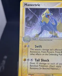 Manectric 7/106 Holo Rare EX Emerald Pokemon Card English - Image 2