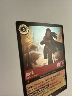 Raya Leader of Heart 123/204 Foil Super Rare Card Lorcana Rise of the Floodborn - Image 4