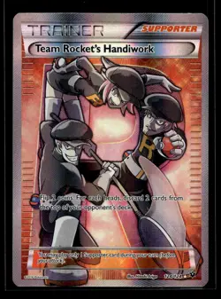 Team Rocket's Handiwork (Full Art) 124/124 XY - Fates Collide Pokemon Card NM - Image 1