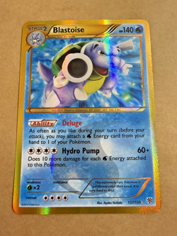 Pokemon Blastoise 137/135 Plasma Storm Secret Rare Holo Card The Pokemon Company - Image 1
