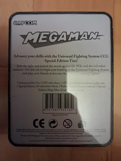 New! Jasco Megaman Protoman Edition UFS CCG Collectible Card Game Metal Tin - Image 3