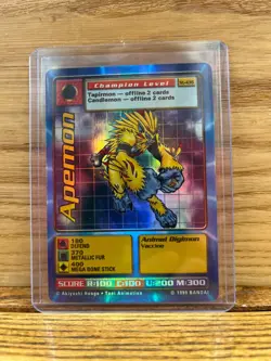 Apemon(Foil) Digimon Card - Image 1