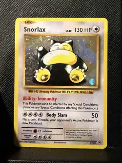 Snorlax XY179 XY Promo Holo Basic 130 HP Pokemon TCG Card English - Image 1