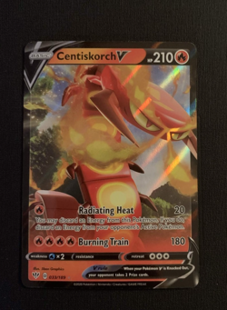 Pokemon Card • Centiskorch V Darkness Ablaze 033/189 Holo Ultra Rare - Image 1