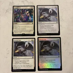 Magic the Gathering MTG Destroy Evil Play Set Of 4 Cards - Image 1