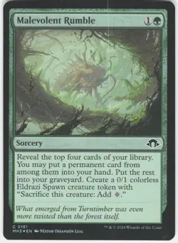 Malevolent Rumble 161 Common Modern Horizons 3 Magic: The Gathering Foil NM - Image 1