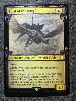 Lord Of The Nazgul - MTG LTC R 0467 Scroll Foil NM - Image 1