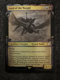 Lord Of The Nazgul - MTG LTC R 0467 Scroll Foil NM - Image 3
