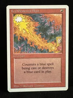 Red Elemental Blast - MTG Revised Edition - Image 1