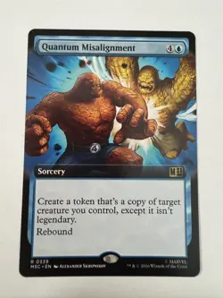 Quantum Misalignment (Extended Art) 339 MTG MSC Commander: Marvel Super NM - Image 1