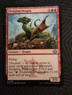 mtg fledgling dragon modern horizons 3 - Image 1