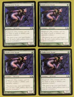 Gladecover Scout x4 Magic 2012 M12 4x Playset Magic the Gathering MTG - Image 1